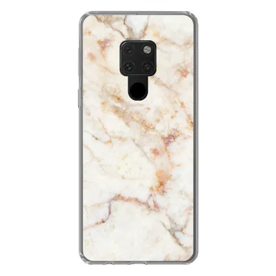 Produktbild von MuchoWow® Handyhülle Schutzhülle Hülle für Huawei P40 Lite Marmor - Braun - Luxus Silikon Softcase Handy Hülle - Handy