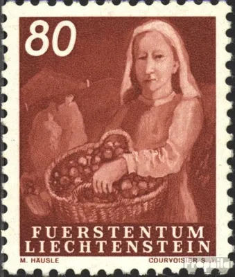Produktbild von Briefmarken Liechtenstein 1951 Mi 298 postfrisch Landarbeit