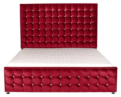 Immagine prodotto di Letto matrimoniale imbottito di design Chesterfield 140/160/180x200cm nuovo