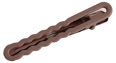 Obrázek produktu pro Vlnitá sponka do vlasů ve tvaru kachního zobáku pro silný i tenký kov, bezešvý módní styl, tmavě hnědá barva