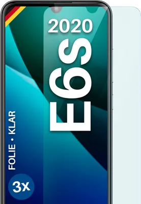 Produktbild von moex® 3x Schutzfolie kompatibel mit Motorola Moto E6s (2020)/E6i - Displayschutzfolie dünn Folie, Klar