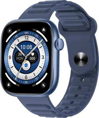 INF Multifunktionale Smartwatch mit Bluetooth Anrufen, Herzfrequenz & Schlafüberwachung Blau