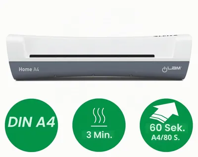 Obrázek produktu pro Leitz 74340001, 24 cm, Teplý laminátor, 300 mm/min, 0,4 mm, A4, 100 µm