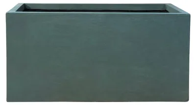 Zdjęcie produktu dla Doniczka betonowa Provencelia HORIZON Ciemnozielony, 79x37 cm x H37 cm, mrozoodporna