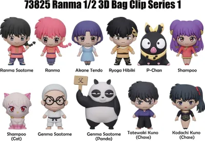 Produktbild von Ranma 1/2 3D PVC-Taschenanhänger Series 1 Display (24)