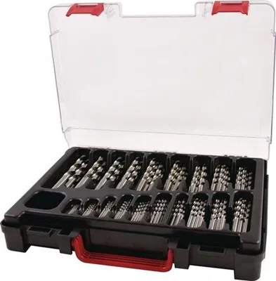 Produktbild von Spiralbohrermagazin DIN 338 Typ N 1-10 mm steigend um 0,5 mm HSS 170 teilig