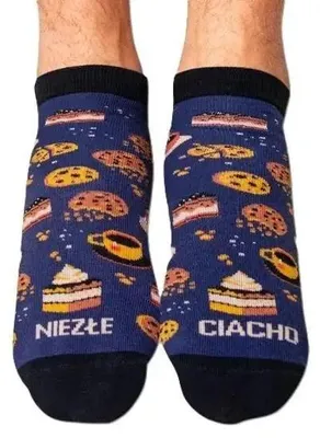 Immagine prodotto di Calzini corti "Niezły Ciacho" taglie 41-46 - Nadwyraz.com