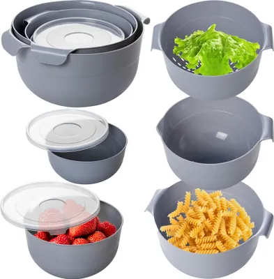 Produktbild von Míska Plastová S Víkem Kuchyňská Mísa Sada 7 Částí + Cedník