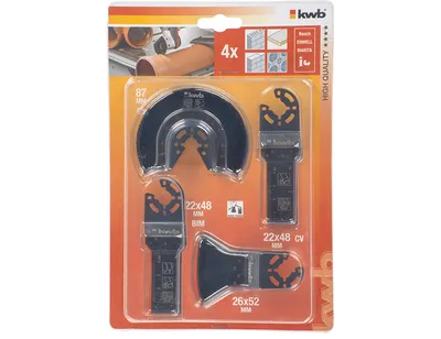 Produktbild von KWB Multi-Tool-Set 4tlg. SB