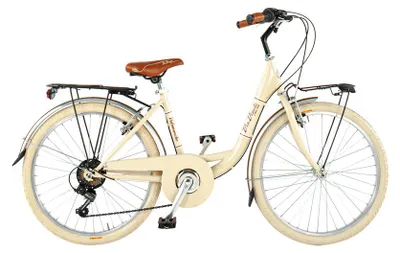 Immagine prodotto di Via Veneto Bici Bambina Ragazza Giuly Lady 24" 6V Taglia 38 Beige Cappuccino