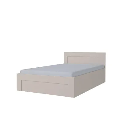 Produktbild von Modernes Bett ERO 160x200cm Kaschmir – Stilvolles Jugendbett für Schlafzimmer, Hotel und Pension