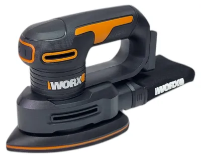 Image de Worx WX822.9 Ponceuse delta sans fil 20 V 140 x 90 mm Solo - sans batterie, sans chargeur
