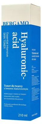Obrázok produktu pre Bergamo tonikum na tvár s kyselinou hyalurónovou, 210 ml
