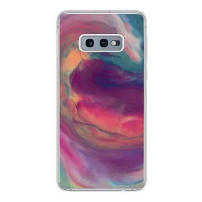 Produktbild von MuchoWow® Handyhülle Schutzhülle Hülle für Samsung Galaxy S10e Flüssig - Rosa - Türkis - Abstrakt Silikon Softcase Handy Hülle - Handy