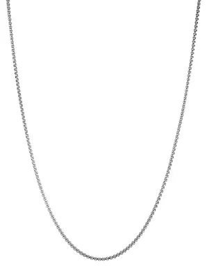 Produktbild von DonDon® Herren Halskette Edelstahl Länge 52 cm - Ø 0,25 cm