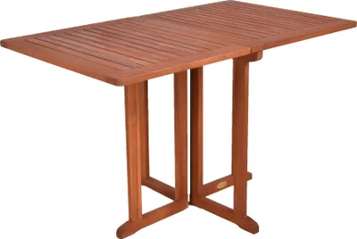 Produktbild von Eukalyptus Balkontisch klappbar - eckig / 120cm - Holz Garten Terrasse Balkon Tisch