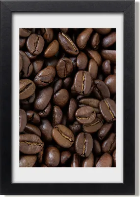 Produktbild von Bild 20x30 MDF-Rahmen, Wandkunst Körner Kaffee