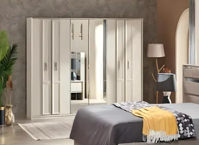 Produktbild von Luxus Möbel Schlafzimmer Holz Kleiderschrank Design Modern Schrank