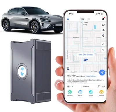 Obrázok produktu pre GPS lokátor do auta Zimilo s SIM kartou, lokalizácia v reálnom čase po celom svete, sledovanie vozidla, ochrana proti krádeži, ovládanie cez aplikáciu, bezdrôtový a magnetický