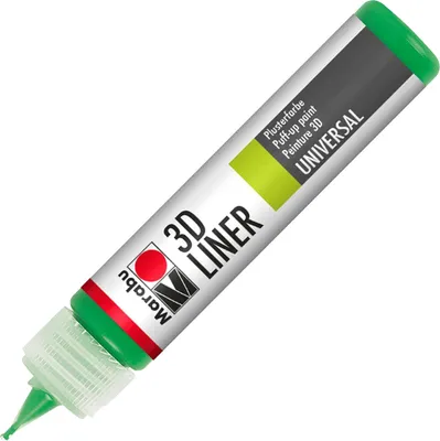 Immagine prodotto di Vernice a rilievo Marabu "3D-Liner", verde chiaro 3D, 25 ml