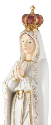 Harzfigur Jungfrau Fatima handbemalt 67 cm