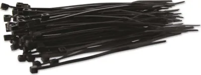 Produktbild von KSS Kabelbinder-Sortiment Polyamid 6.6, schwarz, 100x2,5, UV-beständig, 100 Stück