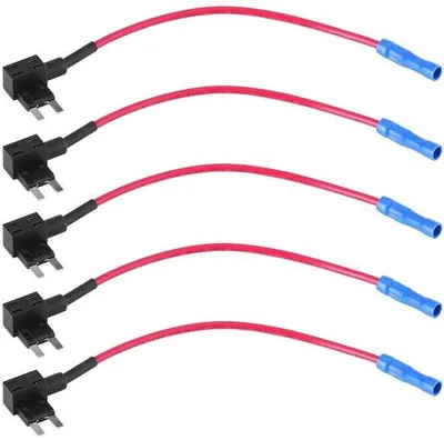Productafbeelding van Autozekering-tapschroef-adapterset - 5 stuks - Mini-type - 12V - Geschikt voor voertuigen