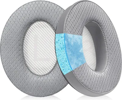 Produktbild von INF Kühlgel-Ohrpolster für Bose QC35 Kopfhörer Grau