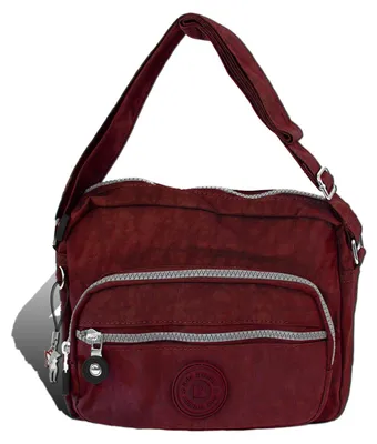 Image de Bag Street Crinkle Nylon Sac à main femme rouge 22x15x8 D2OTJ227R