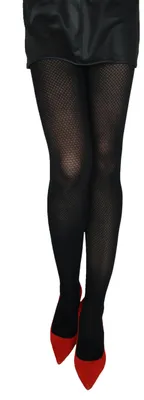 Obrázek produktu pro MARILYN, módní punčochové kalhoty s vzorem, 40 den, velikost 36/38 (S/M), barva: černá