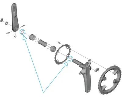 Produktbild von SHIMANO RING F. KURBELGARN. FC-R9200 - Kettenblatt-Spiderring für Dura-Ace 12....