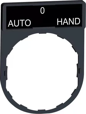 Zdjęcie produktu dla Schneider Electric TEXTSCHILD 8X27MM AUTO-0-HAND (ZBY-2385)