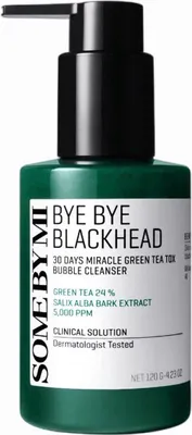 Produktbild von SOME BY MI - Bye Bye Blackhead 30Days Miracle Green Tea Tox Bubble Cleanser