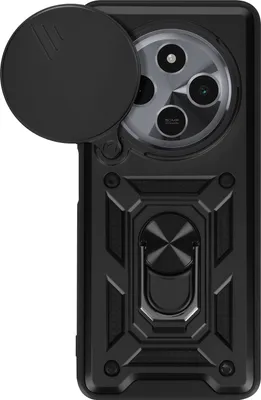 Produktbild von Mayaxess, Schutzhülle für Xiaomi Redmi 14C Ring Halter Kameraabdeckung, Schwarz