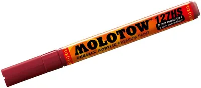 Immagine prodotto di Marcatore acrilico Molotow ONE4ALL ACRYLIC 127HS 2 mm, n. 086, rosso bordeaux