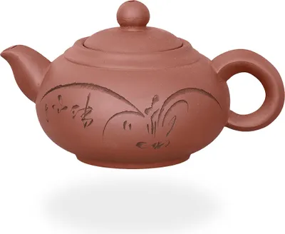 Produktbild von tea4chill chinesische Teekanne Shanghai aus Ton 350ml, handgefertigt, in eleganter Geschenkbox