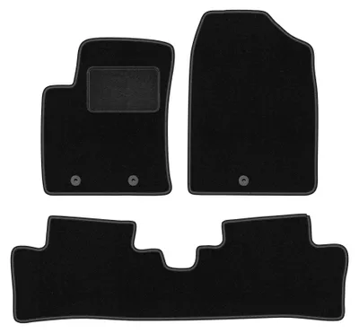 Immagine prodotto di Tappetini in moquette per Hyundai i10 II 2013- (hatchback) – set 4 pezzi, neri, su misura – Wielganizator LUX