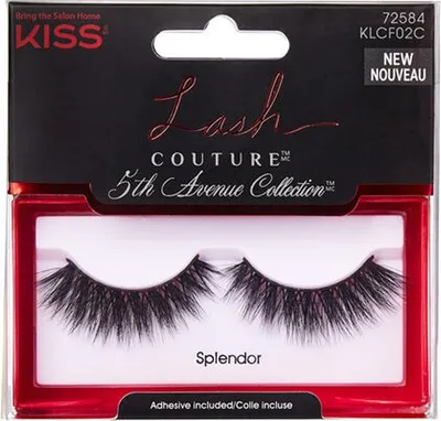 Produktbild von Kiss | Künstliche Wimpern, Wimpernstreifen, SPLENDOR, lang, dick, 1 Paar