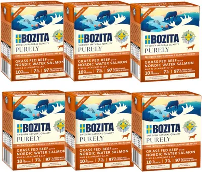 Immagine prodotto di BOZITA Hamburger di manzo e salmone 6 x 370 g
