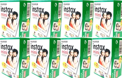 Produktbild von 8 x 1A PHOTO PORST Fujifilm Instax Mini Film (je 20 Aufnahmen) 704 g