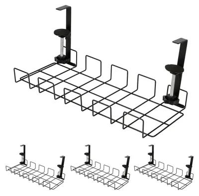 Produktbild von Kabelkanäle, Organisationsset für den Schreibtisch, 4er-Set