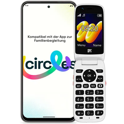 Image de SPC WILD STAR – Téléphone pour enfants sans internet, équipé d'un GPS, d'un bouton SOS, de la technologie SPC Circles, de la connectivité 4G, du Bluetooth, ainsi que d'une caméra frontale et d'une caméra pour selfies – Blanc