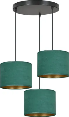 Immagine prodotto di Lampadario Emibig 3xE27 60W HILDE 3 BL PREMIUM GREEN 1051/3PREM