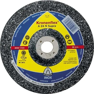Produktbild von SCHLEIFSCHEIBE 125 mm x 6,0 mm x 22,2 mm A24N SupraINOX