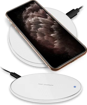 Produktbild von Wireless Charger Qi Ladestation 15W 10W Apple iPhone 11 XR XS Schnellladegerät