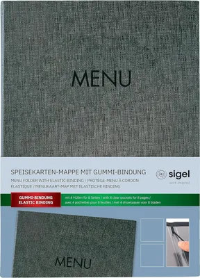Immagine prodotto di sigel SM206 Cartella per menu sigel MENU, DIN A4, antracite
