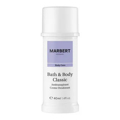 A product shot of a Marbert deodorant cream.