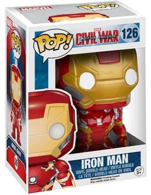 Produktbild von Civil War Captain America - Iron Man 126 - Funko Pop! - Vinyl Figur