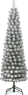 Produktbild von Black Box Künstliche Weihnachtsbaum Charlton - 48x48x155 cm - PVC - Verschneit,Grün