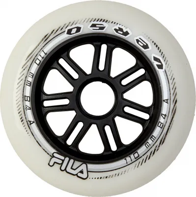 Produktbild von Fila Wheels Set White (6 Stück), 84A, 110